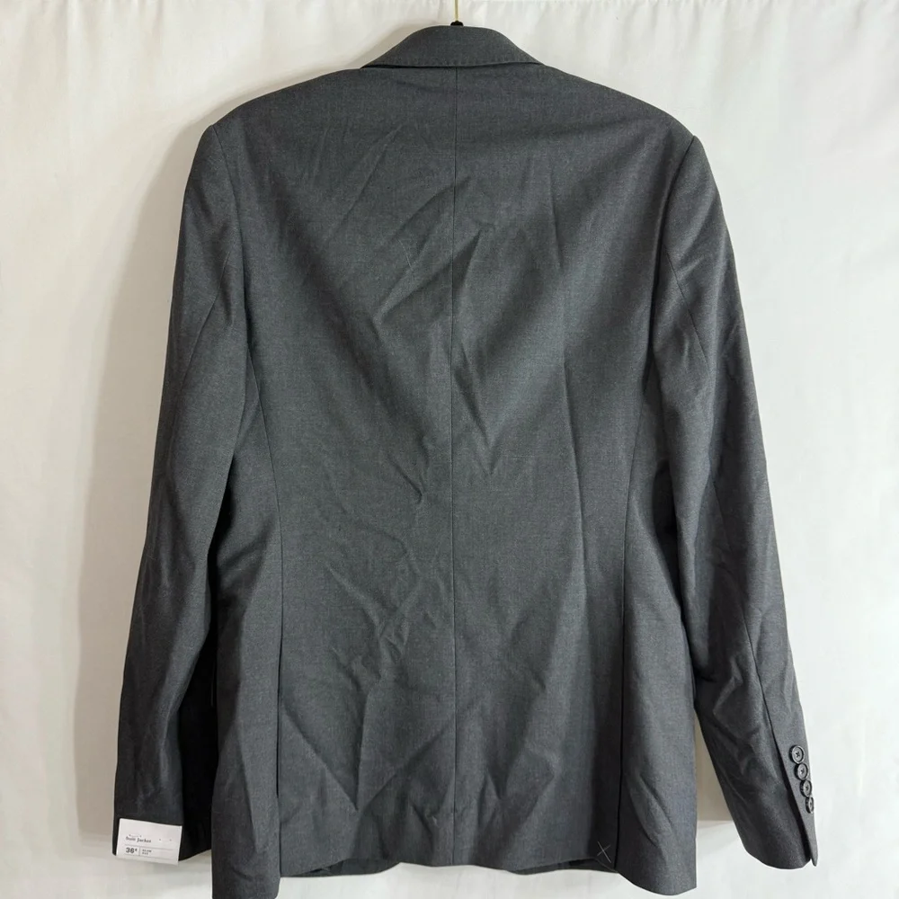 NWT Goodfellow & Co Men's Slim-Fit Suit Jacket Charcoal Gray, size 36R
